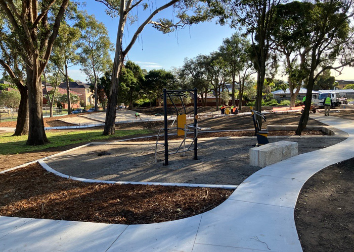 Woody meadow garden bed in Kibo Reserve Berala